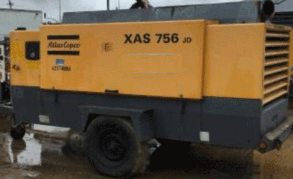 Atlas Copco XAS 756 air compressor