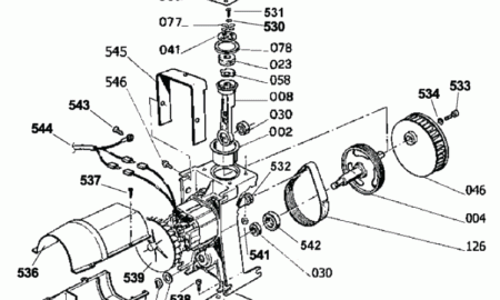 Bostitch exploded diagram of CAP 60 compressor