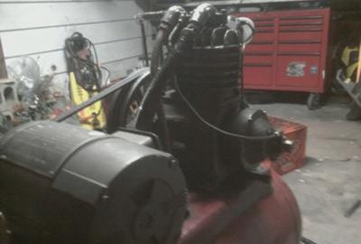 Old Champion Compressor Bleeds Out Air