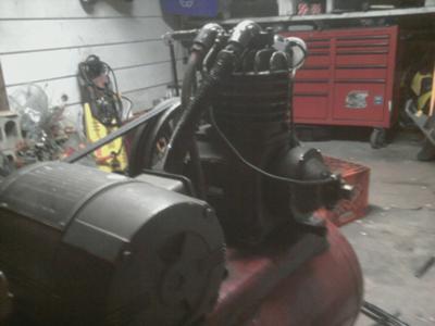Old Champion Compressor Bleeds Out Air