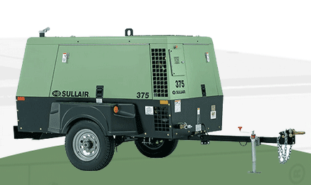 Sullair 375 Construction Air Compressor