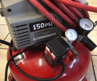 Porter Cable Air Compressor Leaks Air - SOLVED