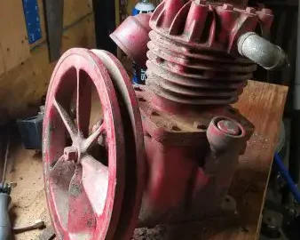 twin piston single stage air compressor identification