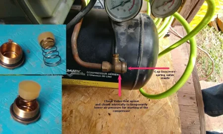 How To Replace An Air Compressor Tank Check Valve